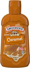 Magic shell caramel flavored topping - Product