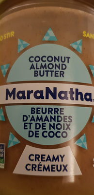 Calories in Maranatha Beurre Crémeux Amande Coconut