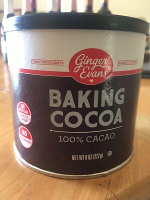 Calories in  Ginger Evans, Premium Baking Cocoa