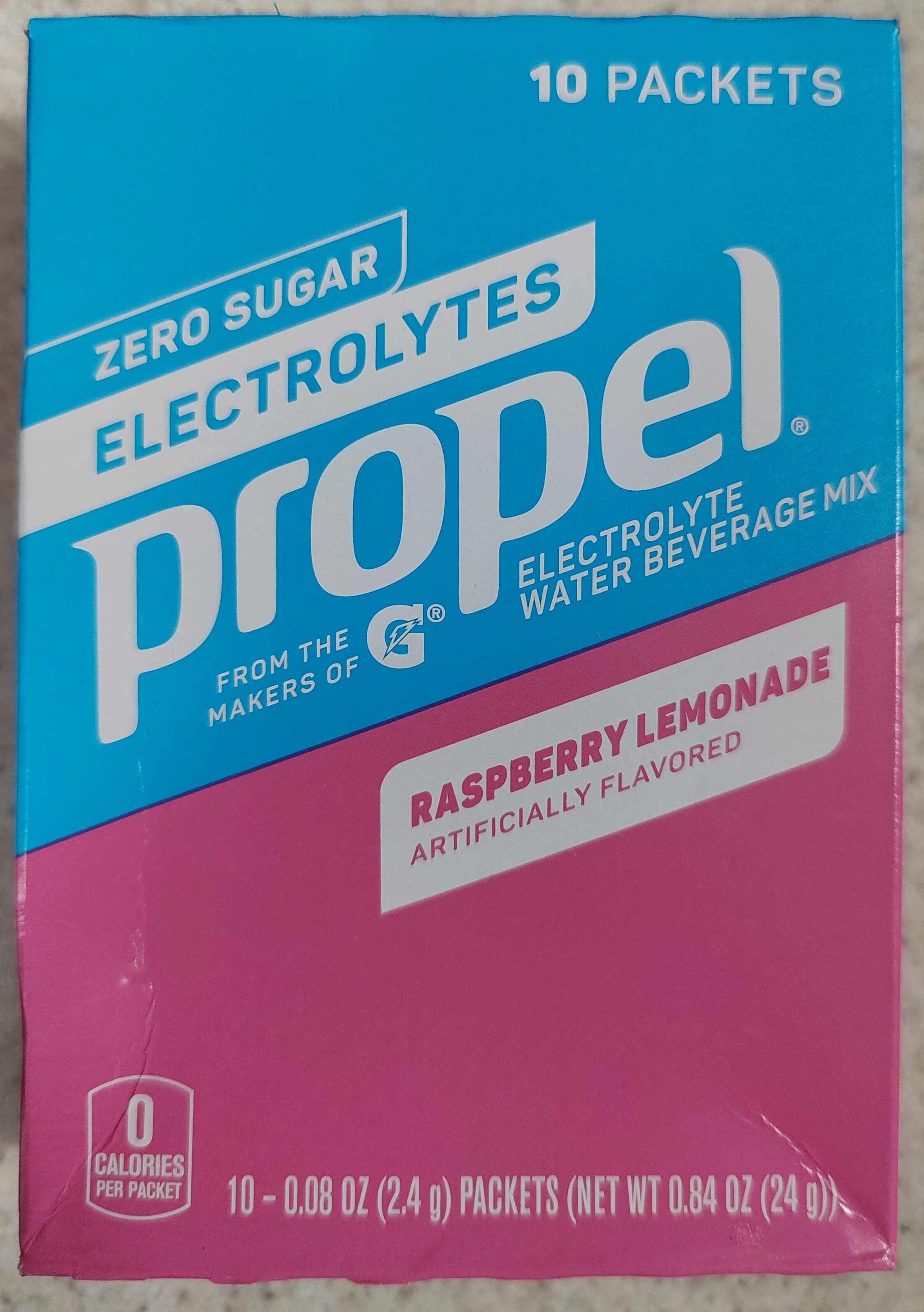 Raspberry Lemonade Electrolyte Water Beverage Mix - Product - en