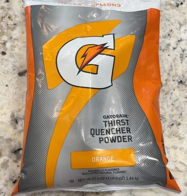 Orange thirst quencher powder mix packet makes gallons - Product