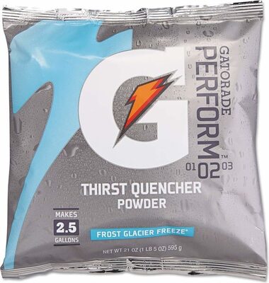Powdered drink mix glacier freeze packet carton - Product