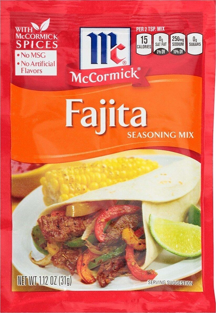 Fajitas seasoning mix - Product
