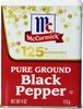 Black pepper - Producto