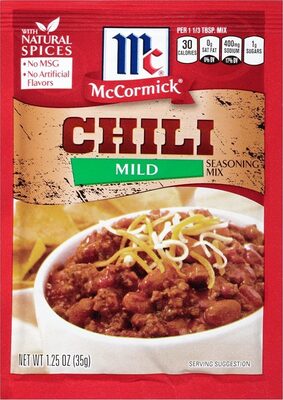 Mild chili seasoning mix - Product