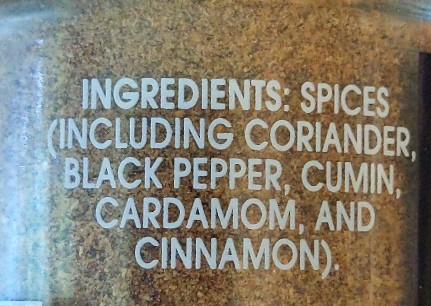 Garam Masala - Ingredients