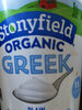 Stonyfield, organic nonfat plain greek yogurt - Product