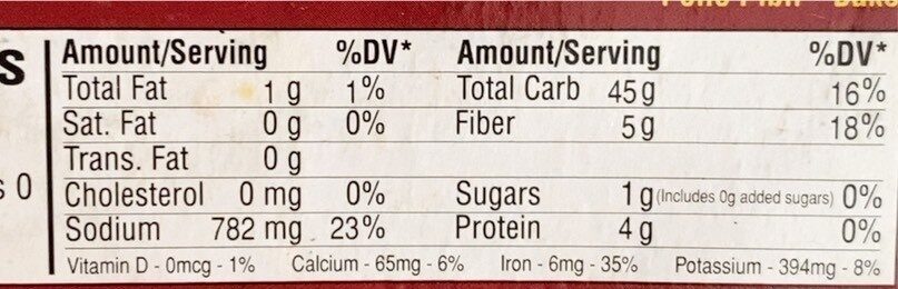 Achiote condimentado - Nutrition facts