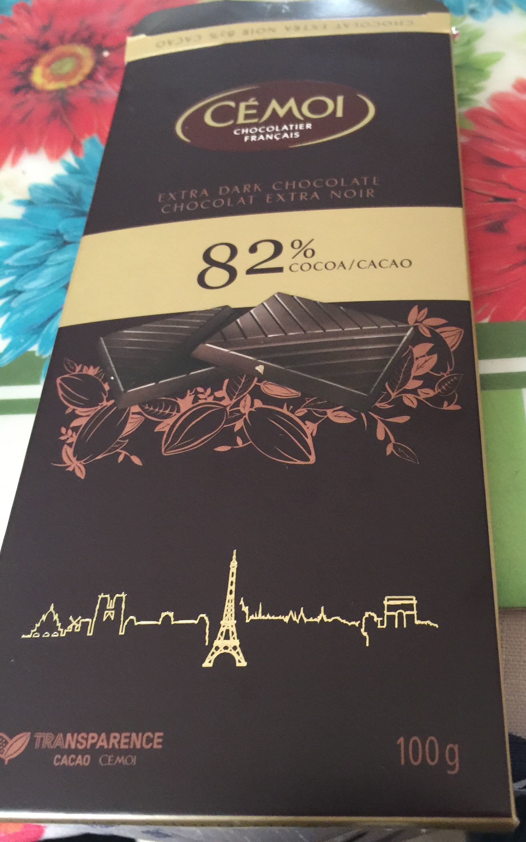 Chocolat extra noir 82 % cacao - Producto - fr