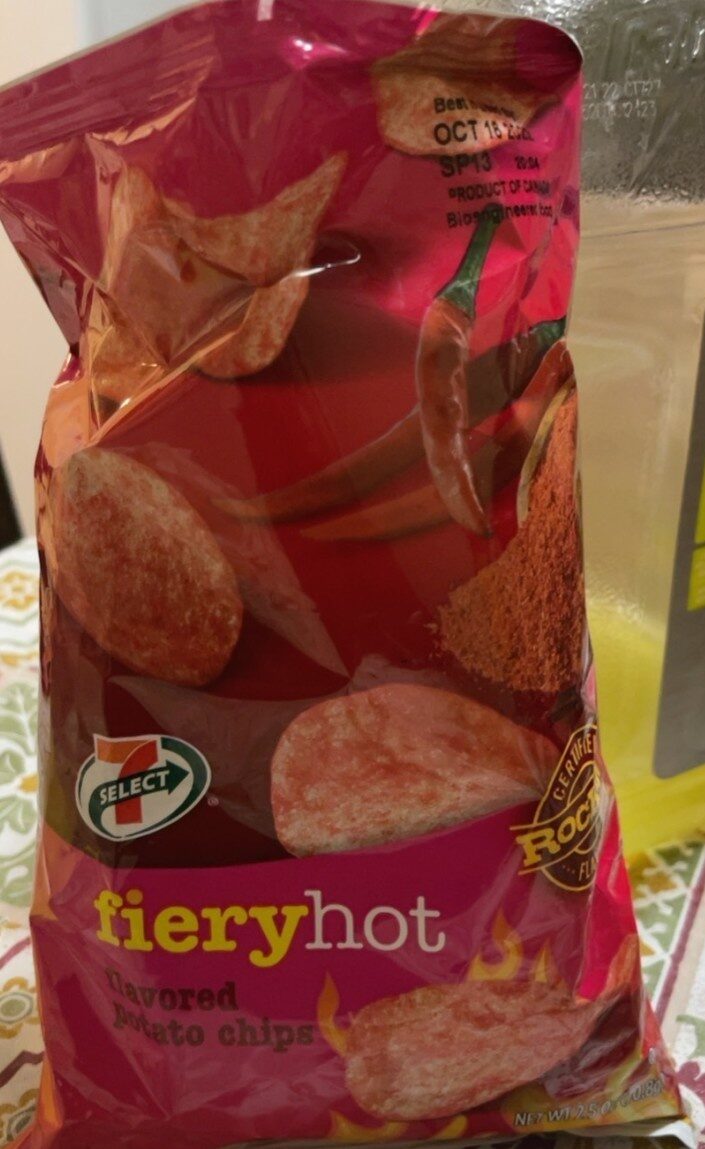 Fiery hot - flavored potato chips - Product