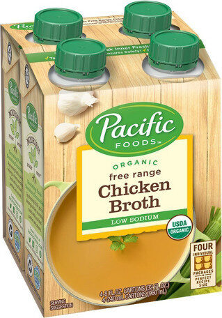 Organic free range chicken broth - Product