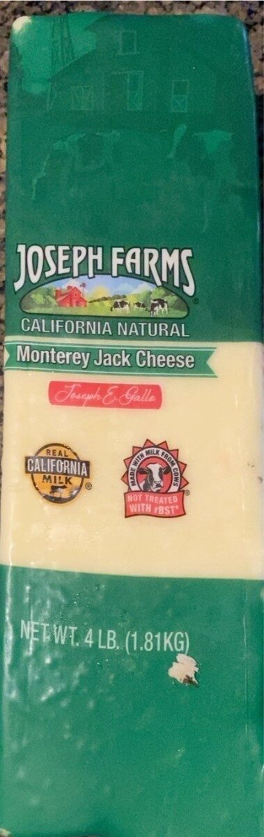 Joseph farms monterey jack cheese - Product