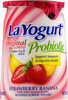 Probiotic Lowfat Yogurt, Strawberry, Banana, Original - Produit