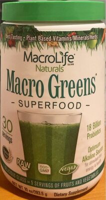 Macrogreens superfood - Product