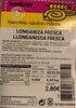 Longaniza fresca - Product