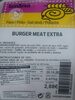 Burguer meat extra - Product