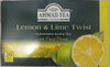 Ahmad Fruit Flavour Black Tea - Lemon & Lime - Produit