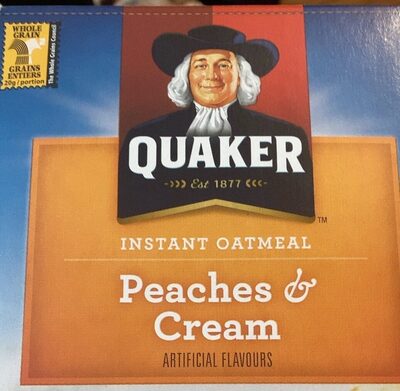 Peaches and cream oatmeal - Produit