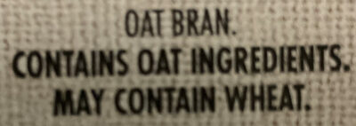 Oat Bran - Ingredients