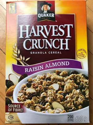 Harvest Crunch Granola Cereal - Raisin Almond - Produit