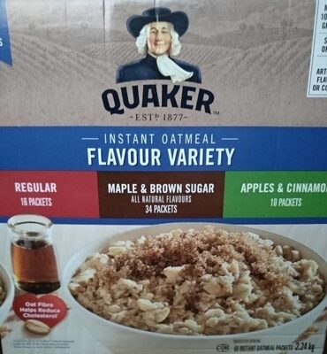 Instant oatmeal flavour variety - Produit