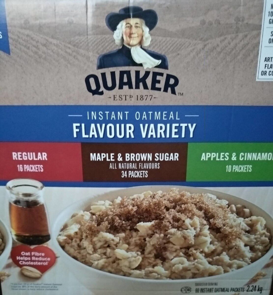 Instant oatmeal flavour variety - Produit