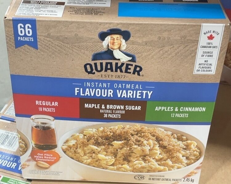 Instant oatmeal flavour variety - Produit - en