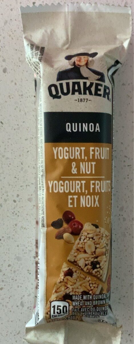 Barre aux quinoa yogourt, fruits et noix - Produit