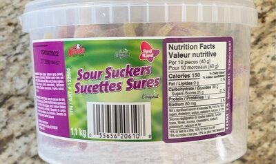 Sour suckers - Product - fr