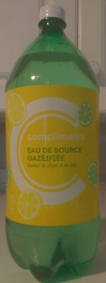 Lemon Lime Flavour Carbonated Spring Water - Produit