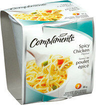 Spicy chicken flavour instant noodles in a cup - Product - fr