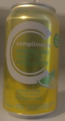 Lemon Lime Flavour Sparkling Water - Produit - en