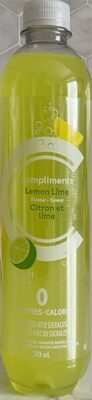 Lemon Lime Flavour Sparkling Water Beverage - Produit