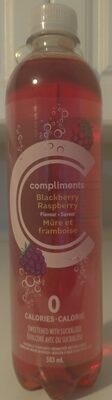 Blackberry Raspberry Flavour Sparkling Water Beverage - Product - en