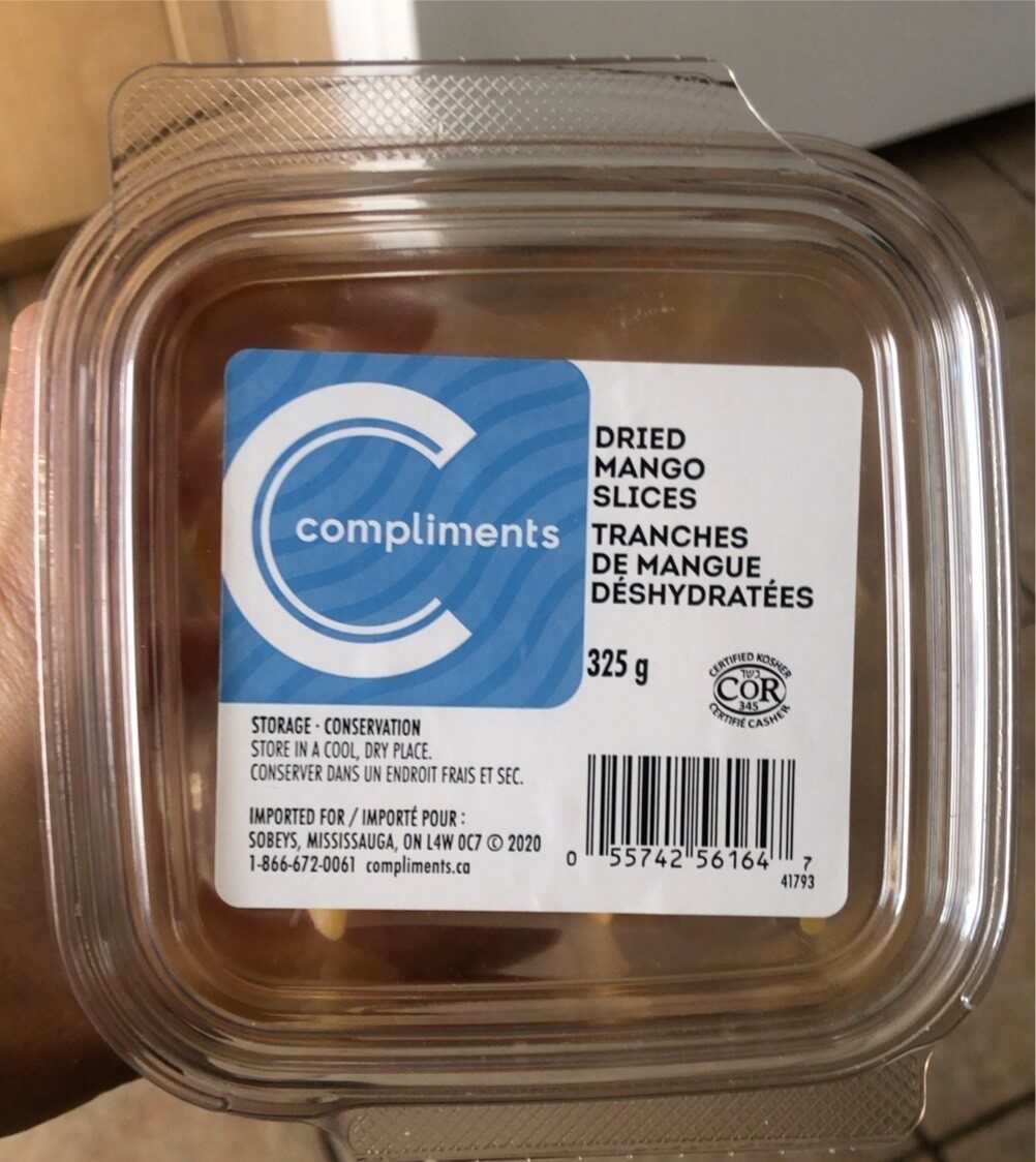 Dried Mango Slices - Product