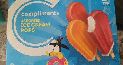 Assorted ice cream pops - Product