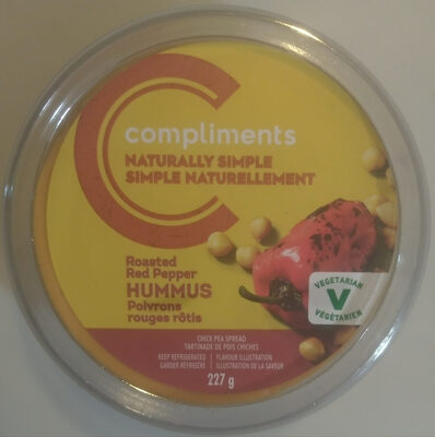 Naturally Simple Roasted Red Pepper Hummus - Product - en