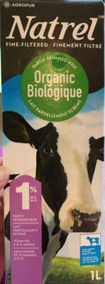 Organic Milk 1% - Product - fr