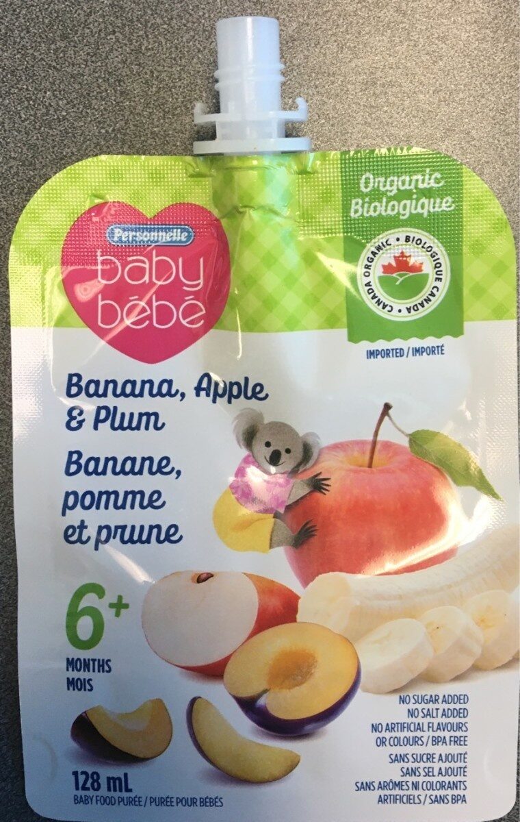 Banane pomme et prune - Produit