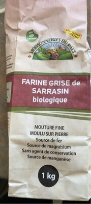 Farine grise de sarrasin biologique - Product