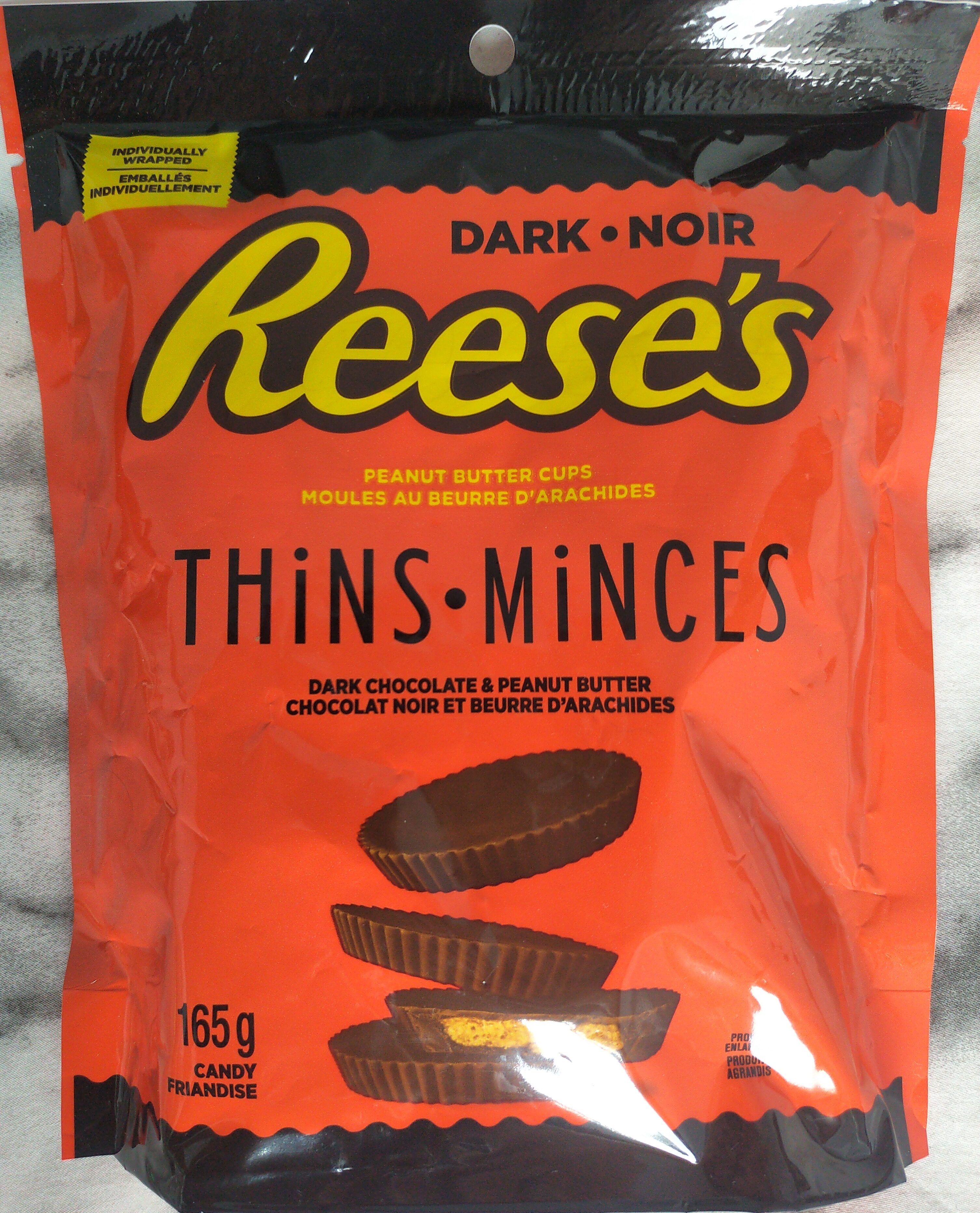 Reese Thins Dark Chocolate & Peanut Butter Cups - Produit