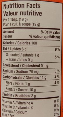 Tartinades Chocolat et Beurre d'Arachides - Nutrition facts - fr