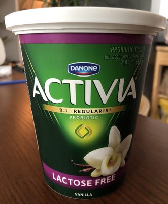 Calories in Activia,Danone Danone Activia Sans Lactose Yogourt Probiotique Vanille 650 G
