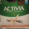 Activia vanille sans lactose - Produit