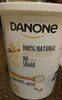 Danone Vanille, 100% naturel, sans sucre ajouté - Produit