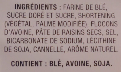 Farine d'avoine classique - Ingredients - fr