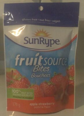 Apple Strawberry fruitsource Bites - Product