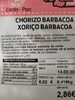 Chorizo barbacoa - Product