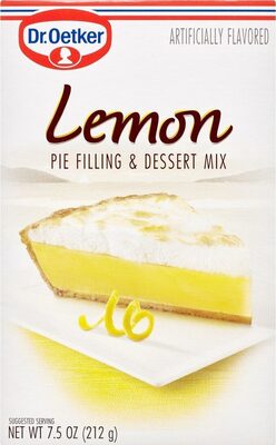 Calories in  Dr Oetker Lemon Pie Filling And Dessert Mix