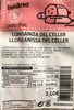 Longaniza del celler - Product